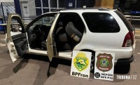 PF e PM apreendem pneus contrabandeados do Paraguai em Foz do Iguaçu