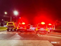 Perseguição termina com apreensão de maconha e mulher presa durante a madrugada em Foz do Iguaçu 