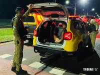 Perseguição termina com apreensão de maconha e mulher presa durante a madrugada em Foz do Iguaçu 