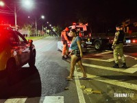 Perseguição termina com apreensão de maconha e mulher presa durante a madrugada em Foz do Iguaçu 