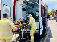 Colisão entre duas motocicletas deixa homem e mulher feridos na Vila Miranda