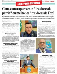 Começam a aparecer os "traidores da pátria" ou melhor os "traidores de Foz?