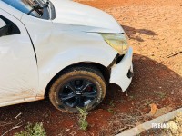 Colisão entre carro e moto elétrica deixa mulher ferida na Av. Irio Manganeli