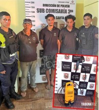 Dois ladrões e um comerciante presos após roubo de lavadora de alta pressão em Ciudad Del Este