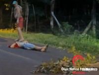 Homem é executado a tiros na frente dos filhos na Vila Carimã em Foz do Iguaçu