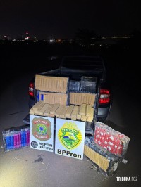 Ação conjunta entre PF e PMPR apreendem 126,1 Kg de maconha em Foz do Iguaçu