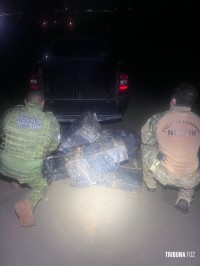 Ação conjunta entre PF e PMPR apreendem 126,1 Kg de maconha em Foz do Iguaçu