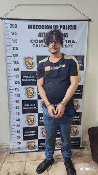 Brasileiro é preso no Paraguai durante a madrugada por arruaça, perturbação e resistência a prisão