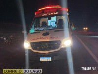 Carga de sorgo na pista provoca capotamento e deixa casal ferido entre Santa Helena e Entre Rios do Oeste