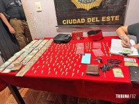 Ponto de venda de drogas é estourada e dois traficantes são presos  em Santa Rita no Paraguai