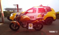 PM remove motocicleta irregular após abordagem na cidade de Missal