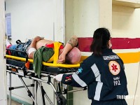 Após perseguição, caminhonete é fuzilada e homem fica ferido por disparos de arma de fogo no Bairro Três Lagoas