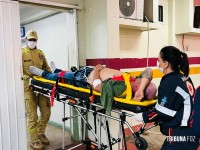 Após perseguição, caminhonete é fuzilada e homem fica ferido por disparos de arma de fogo no Bairro Três Lagoas