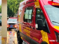 Após perseguição, caminhonete é fuzilada e homem fica ferido por disparos de arma de fogo no Bairro Três Lagoas