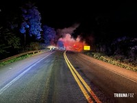 PRF atende sinistro com morte na BR-277 em Matelândia