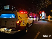 Homem fica ferido após golpes de facão no bairro Campos do Iguaçu