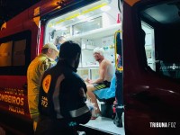 Homem fica ferido após golpes de facão no bairro Campos do Iguaçu