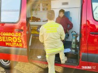 Criança de 10 anos colide bicicleta com veículo e é socorrido pelo Siate 