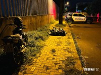 Motociclista morre após bater em poste no Jardim Bela Vista