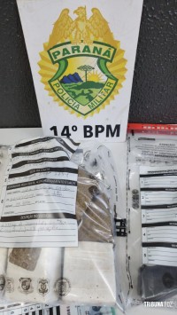 Policia Militar prende homem por tráfico de drogas em Santa Terezinha de Itaipu
