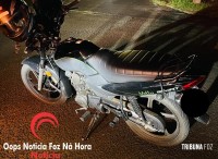 Motociclista fica ferido após colisão na marginal da BR-277