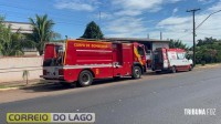 Homem sofre mal súbito, cai de um plano elevado e mobiliza equipes de resgate em Santa Helena