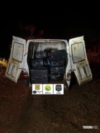 PF, PC e PM apreendem embarcação, veículo e cigarros contrabandeados em Itaipulândia