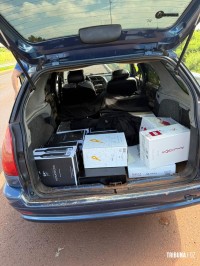 PF, PM e Receita Federal apreendem veículos e mercadorias contrabandeadas em Foz do Iguaçu e Medianeira