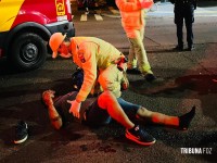 Motorista foge após acidente com motociclista na Av. Jules Rimet