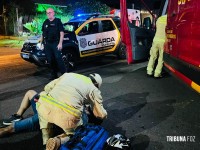 Motorista foge após acidente com motociclista na Av. Jules Rimet