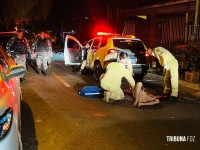 Homem é baleado após avançar contra policial durante ocorrência de perturbação na Vila Borges