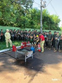 34º Batalhão de Infantaria Mecanizada de Foz do Iguaçu realizada jornada de instruções visando uma resposta a emergências 
