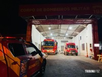 Confusão termina dentro de quartel dos Bombeiros no Bairro Morumbi II em Foz do Iguaçu