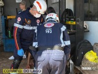 Impacto violento: Carro fica destruído após colisão traseira em Santa Helena