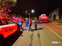 Motociclista morre após colidir com carreta parada na Av. Mário Filho em Foz do Iguaçu