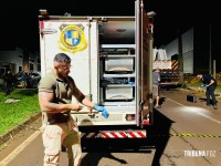 Motociclista morre após colidir com carreta parada na Av. Mário Filho em Foz do Iguaçu
