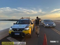 Colisão traseira é registrada na ponte entre Santa Helena e Sub-Sede
