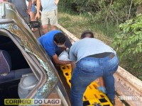 Colisão traseira é registrada na ponte entre Santa Helena e Sub-Sede