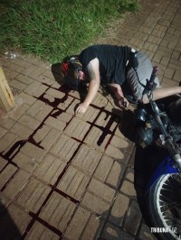 Homem é executado com tiro na cabeça na Av. Andradina no Bairro Cidade Nova em Foz do Iguaçu 