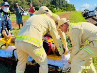 Colisão entre dois carros deixa feridos na BR-277 em São Miguel do Iguaçu