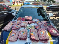 Guarda Municipal cancela o churrasco na favela após abordar casal com carne furtada em Foz do Iguaçu