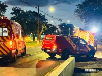 Homem é resgatado debaixo de ponte após ser agredido e cair no Rio Almada na Av. Tancredo Neves