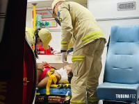 Homem é resgatado debaixo de ponte após ser agredido e cair no Rio Almada na Av. Tancredo Neves