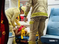 Homem é resgatado debaixo de ponte após ser agredido e cair no Rio Almada na Av. Tancredo Neves