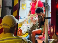 Homem é resgatado debaixo de ponte após ser agredido e cair no Rio Almada na Av. Tancredo Neves