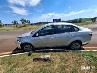 Gestante fica ferida após acidente na PR-497 em Itaipulândia