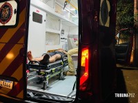 Adolescente pilotando moto sofre queda e fica ferido no Bairro Três Lagoas 