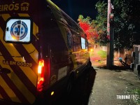 Adolescente pilotando moto sofre queda e fica ferido no Bairro Três Lagoas 