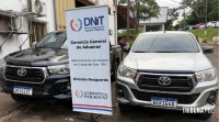 Agentes da DNIT apreendem duas caminhonetes roubadas no Brasil que entravam no Paraguai
