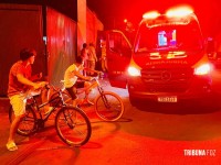 Homem cai após sair de bar e é socorrido pelo SIATE após ficar ferido no Portal da Foz